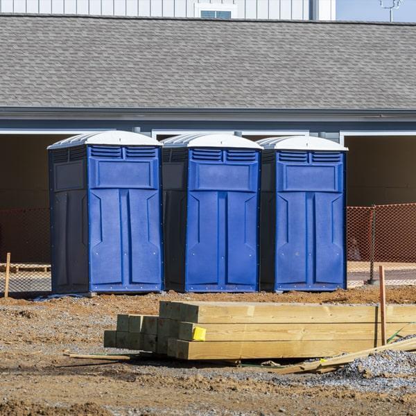 Heavy-duty construction site porta potty in Kalispell, Montana